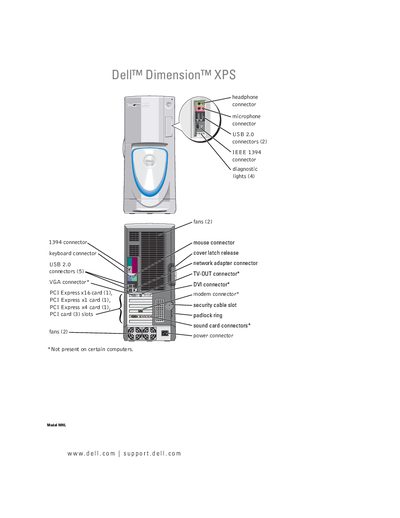 Dell Dimension XPS User Manual - cover page